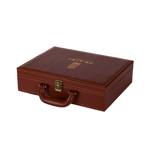 Boîte-cadeau d'outil clé de luxe personnalisée Boîte à outils de transfert en cuir PU avec l'avantage UV Fourniture ponctuelle de biens immobiliers par les fabricants - Product Image 1