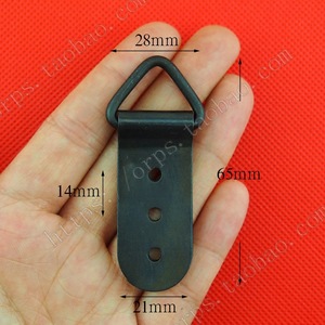 Ori Iron Hook 65x21mm Antique Style Triangular Garment Accessory Rust Resistant - Product Image 1