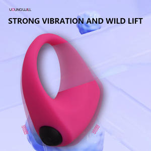 Высококачественное силиконовое вибрирующее кольцо для члена для мужчин, эластичный материал, с пультом дистанционного управления для удобного использования во время секса. - Product Image 2