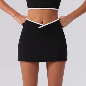 LUYU Nouvelle Collection Ensemble de Sport Femme Color Block avec Taille Croisée et Bretelles Doubles pour Tennis, Pickleball et Padel - Product Image 3