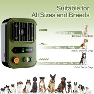 Répulsif à ultrasons pour chiens ABS, 25 kHz, 3 modes, <span class=keywords><strong>portée</strong></span> de 5 à 15 m, rechargeable, dispositif <span class=keywords><strong>anti</strong></span>-<span class=keywords><strong>aboiement</strong></span> pour intérieur, extérieur et jardin - Product Image 5