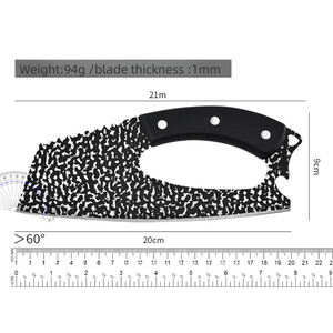 Multi couteau à viande 3-en-1 avec manche en pp, couteau de cuisine ménager économe en main-d 'œuvre, grattoir à écailles de poisson, ouvre-bouteille - Product Image 6