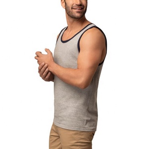 Wholesale Men's Tank Top Sports <b>Sleeveless</b> <b>Shirt</b> Undershirt Fitness <b>Sleeveless</b> <b>T</b>-<b>Shirt</b> for Running Jogging Gym - Product Image 3