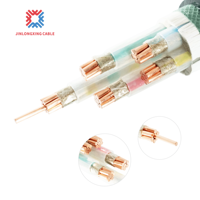 Câble en cuivre résistant au feu NH-YJV anti-corrosion et anti-vieillissement, câble XLPE pour pose fixe extérieure et souterraine