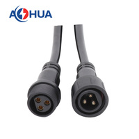 Projet de lampe de croissance des plantes fil étanche M16 connecteur fil à panneau connecteur femelle Jack à 3Pin mâle Led connecteur