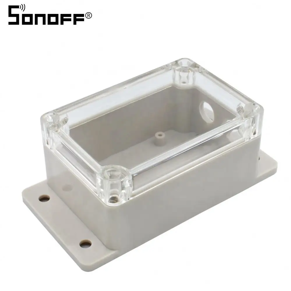 Support Sonoff Basic/RF/Dual/Pow Sonoff IP66 Waterproof Junction Box Waterproof Case Water-resistant Shell