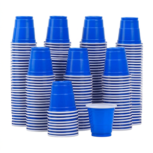 <span class=keywords><strong>Vasos</strong></span> de chupito mini populares de 2 oz, rojos, blancos y azules, desechables, ecológicos, reciclables, de plástico de doble pared, para fiestas, juegos, whisky, refrescos y cerveza - Product Image 5