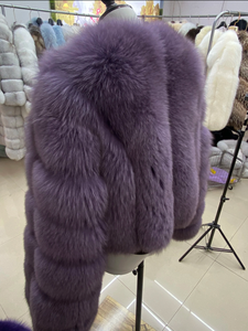 Cappotto in pelle invernale da donna Casual in vera <span class=keywords><strong>pelliccia</strong></span> di volpe, vendita diretta in fabbrica, stile elegante - Product Image 5