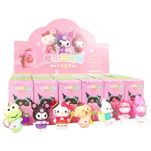 Linda toy The new cartoon rich figure blind box cute mini doll Pendant desktop ornament model 24PCS Sanrio Keychain Blind Box