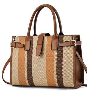 Sac fourre-tout rétro décontracté pour femme, sac fourre-tout en toile de haute qualité avec fermeture éclair, sac à bandoulière tendance pour femme, sac fourre-tout - Product Image 5