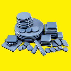 Tapis de déplacement de meubles Anti-abrasion PTFE Slider Pad Chair Glides Patins faciles à déplacer avec colle Vis Clou - Product Image 1