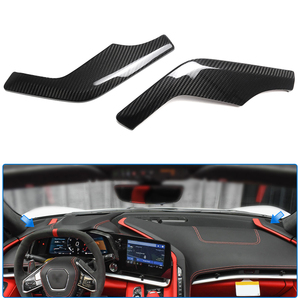ขอบตกแต่งลำโพงแดชบอร์ดกลางคาร์บอนไฟเบอร์สำหรับ Corvette C8 Z51 Z06กระเบนรถเก๋ง <span class=keywords><strong>HTC</strong></span> <span class=keywords><strong>2020</strong></span> 2021 2022 2023 2024 - Product Image 1