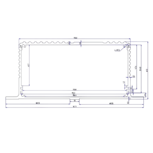 Kostenlose Muster Verfügbar Anpassbare Aluminiumlegierung 6063 Extrusionsgehäuse DIY Leiterplatten-Projektbox Eloxierte Oberfläche IP54 - Product Image 5