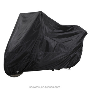 Housse de moto imperméable toutes saisons pour usage extérieur, durable, protégée contre les UV, avec trous pour cadenas, protection contre le soleil, la pluie et la poussière - Product Image 1