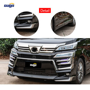 GUGO Nouveau Kit de lèvres de pare-chocs pour VELLFIRE 35 Avant/Arrière en Plastique ABS Résistant aux UV, Kit de carrosserie à visser - Product Image 2