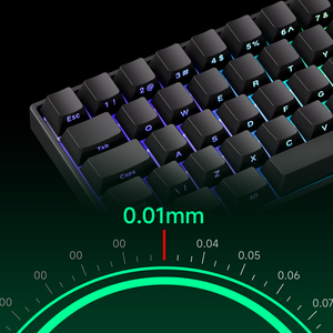 <span class=keywords><strong>Clavier</strong></span> de jeu magnétique AKKO FUN60 Pro ST noir, disposition <span class=keywords><strong>ISO</strong></span>, <span class=keywords><strong>clavier</strong></span> mécanique OEM 60 %, taux de polling 8K – Offre spéciale Brésil - Product Image 6