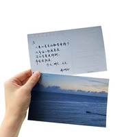 Impresión de postales de viaje de papel Premium personalizado troquelado personalizado de China