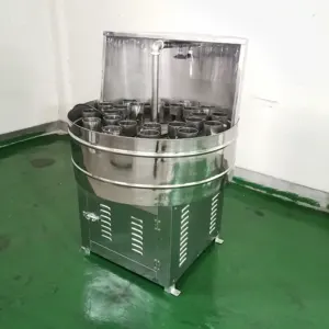 Petite machine à laver semi-automatique à rincer sur mesure pour bouteille d'eau en verre en plastique PET