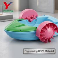 Enfants et famille taille été eau amusant jeu en plastique main pagaie bateau à rames eau pagaie bateaux à vendre