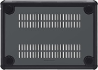 Étui rigide en plastique résistant compatible pour Mac Book Air 13 pouces avec pare-chocs en TPU anti-fissuration sacoches et housses pour ordinateur portable