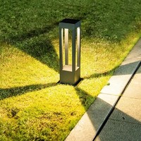 Lámpara LED de Jardín para Exteriores, Impermeable IP65, Cuerpo de Aluminio Fundido a Presión, Iluminación de Paisaje, Camino, Jardín, Alimentación CA