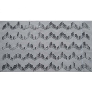 Motif de transfert thermocollant en strass motif quadrifoliaux marocains exotiques, bordure de luxe à motif treillis pour Abaya de Dubaï - Product Image 4