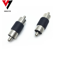 RCA plug AV audio video plug extension cable connector adapter