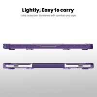 Funda de Alta Calidad para Laptop Mac Book Air 13.6 2022/2024 M2 A2681/M3 A3113, Funda Transparente con Soporte Ligero y Protector