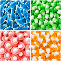 Gummy snoep voor groothandel, diverse vormen, zacht, kauwbaar, fruit, 1KG, Halal gummy snoep, snoep en zoetigheden