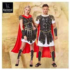 Il <span class=keywords><strong>Costume</strong></span> da armatura da guerriero <span class=keywords><strong>gladiatore</strong></span> romano di lusso per adulti da uomo ODM include il mantello-per Halloween - Product Image 5