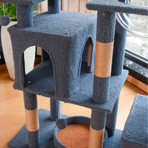 Arbre à chat extra large et haut, tour pour chat, condo, maison pour chat, pour chats d'intérieur de grande taille, meuble d'activités avec jouet pour jouer, gratter, se cacher et grimper - Product Image 3