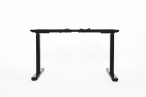 Altura ajustable timotion doble motor negro mesas de juego Marco de escritorio de pie Mesa de altura ajustable - Product Image 3
