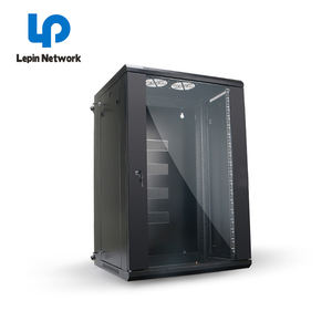Nignbo lepin a prueba de polvo personalizar 20u 19 pulgadas 6U 9U 12U 18U con bisagras 600x550mm montaje en pared gabinete estante negro Mater puerta - Product Image 6
