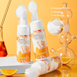Sữa rửa mặt thảo dược Vegan Vshell Vitamin C, bổ sung Hyaluronic Acid, làm sạch sâu, dưỡng ẩm, tạo bọt, làm sạch lỗ chân lông. - Product Image 3