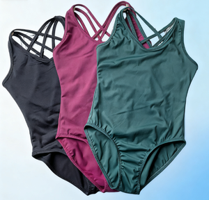 Body per danza classica per bambine di alta qualità rosa bianco canotta <span class=keywords><strong>nera</strong></span> realizzata in morbido cotone Low MOQ vendita a buon mercato - Product Image 5