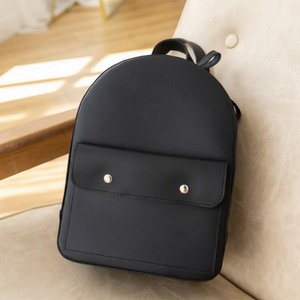 Mini Mochila de Cuero Genuino con Acabado Premium, Bolso Pequeño de Cuero Real, Mochila de Viaje para Mujer, LMBP-0048 - Product Image 1