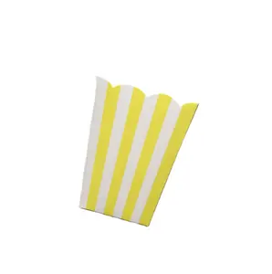 Fabriek Groothandel 8Cm * 5.5Cm * 11Cm Popcorn Dozen 8 Stks/zak Voedsel Niveau Papier Custom Dekoration Nieuwe 2022