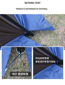 Extérieur auto pliant glamping abri soleil <span class=keywords><strong>douche</strong></span> triangle voiture toit rv remorque <span class=keywords><strong>cabine</strong></span> sommeil <span class=keywords><strong>camping</strong></span> tente étanche avec lit - Product Image 6