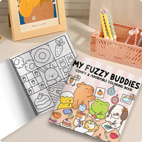 Mes compagnons en peluche : livre de coloriage confortable et adorable, papier doux, art au crayon pour enfants et adultes, design douillet