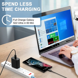 Pour <span class=keywords><strong>Samsung</strong></span> <span class=keywords><strong>Chargeur</strong></span> USB-C Type C vers Type C Câble <span class=keywords><strong>45W</strong></span> Adaptateur secteur PD pour <span class=keywords><strong>Samsung</strong></span> S22 S21 S20 <span class=keywords><strong>Note</strong></span> <span class=keywords><strong>10</strong></span> <span class=keywords><strong>Note</strong></span> 20 - Product Image 4