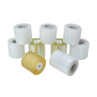 Film d'emballage extensible en PVC élastique pour boîtes, film d'emballage agricole transparent pour greffage en profilé aluminium, vente en gros