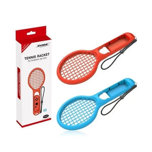 2 Pcs/<span class=keywords><strong>Pack</strong></span> Raquette de tennis pour Nintendo Switch Joy cons Tennis Aces Game Controller Grips - Product Image 1