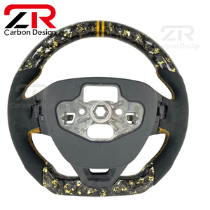 Volant sport en fibre de carbone forgée pour <span class=keywords><strong>Ford</strong></span> Focus MK4 <span class=keywords><strong>ST</strong></span> <span class=keywords><strong>ST</strong></span>-<span class=keywords><strong>Line</strong></span> <span class=keywords><strong>Fiesta</strong></span> MK8 Escape Kuga, amélioration de l'intérieur - Product Image 3