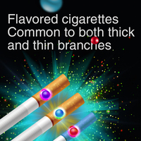 100 pièces Cigarette pop perles saveur de fruits saveur de menthe porte-cigarette accessoires pour fumeurs hommes cadeau porte-cigarette filtre