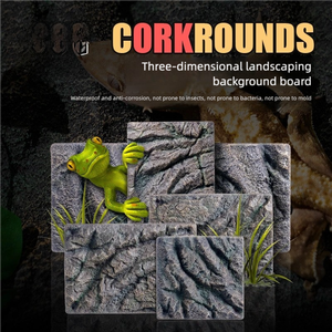 Fond d'aménagement paysager 3D <span class=keywords><strong>Reptile</strong></span>-Texture de roche, panneau de paysage pour enclos de reptiles et vivariums de forêt tropicale - Product Image 2