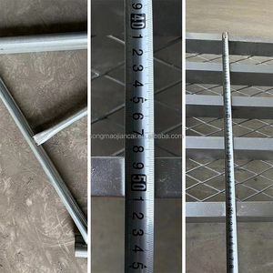 Répertoire de l'usine de conception moderne Système d'échafaudage revêtu de poudre d'acier Cadre d'échafaudage pour la construction intérieure et extérieure - Product Image 4