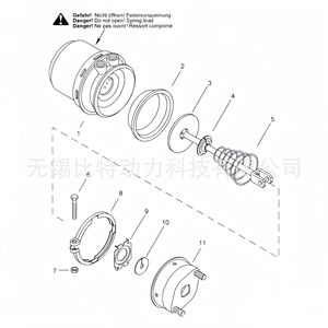 Brake Chamber 9254229030 Replacement For 9254929030 Original Spring Mercedes Benz <b>Eva</b> Bus - Product Image 5