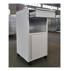 Mueble Auxiliar de Acero para Hospital con Cajón y Ruedas - Gabinete Móvil Duradero y Ecológico para Uso Escolar y Hospitalario - Product Image 2