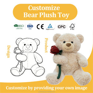 Op maat gemaakte Valentijnsdag Teddybeer Groothandel Zachte Pluche Dieren Knuffel Romantisch Cadeau - Product Image 2