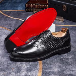 Fall New High Quality Men's Formal Other <b>Shoes</b> British Business Casual Party Handcrafted Lace-up Breathable <b>Height</b> <b>Increasing</b> - Product Image 6